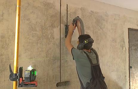 Штробление стен