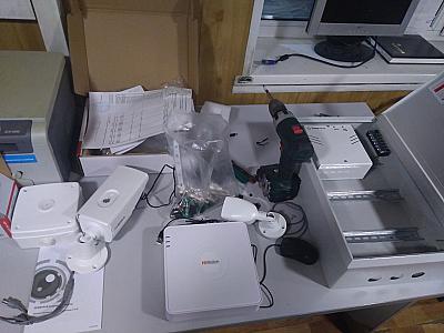 Сборка щита видеонаблюдения